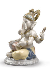 Mridangam Ganesha Figurine